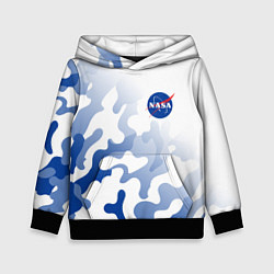 Толстовка-худи детская NASA НАСА, цвет: 3D-черный