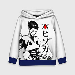 Толстовка-худи детская Hunter x Hunter, Hisoka, цвет: 3D-синий