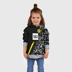 Толстовка-худи детская Dortmund 20202021 ФОРМА, цвет: 3D-меланж — фото 2
