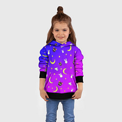 Толстовка-худи детская СЭЙЛОР МУН, цвет: 3D-черный — фото 2
