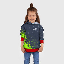 Толстовка-худи детская AC DС, цвет: 3D-красный — фото 2