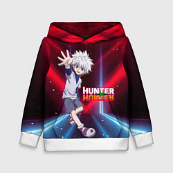 Толстовка-худи детская Киллуа Hunter x Hunter, цвет: 3D-белый