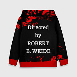 Толстовка-худи детская Directed by ROBERT B WEIDE, цвет: 3D-красный