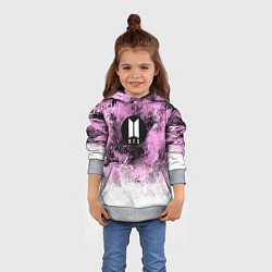 Толстовка-худи детская BTS, цвет: 3D-меланж — фото 2