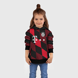 Толстовка-худи детская ФК Бавария Мюнхен, цвет: 3D-черный — фото 2
