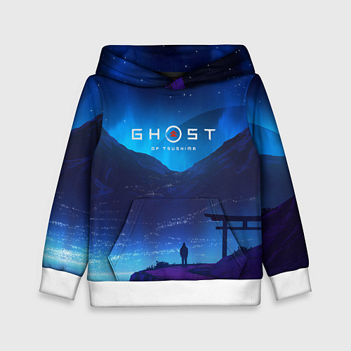 Детская толстовка Ghost of Tsushima / 3D-Белый – фото 1