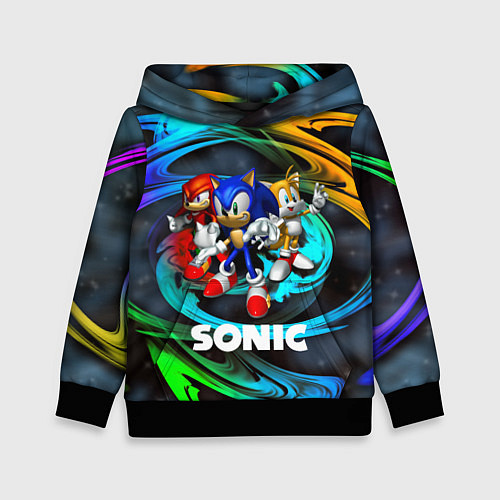 Детская толстовка SONIC TRIO / 3D-Черный – фото 1