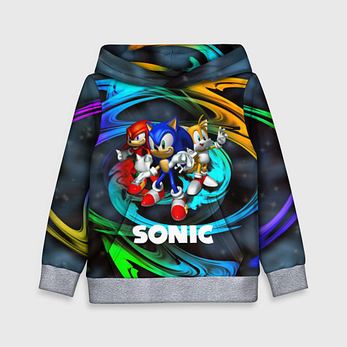 Детская толстовка SONIC TRIO / 3D-Меланж – фото 1