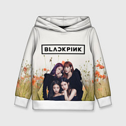 Толстовка-худи детская BlackPink, цвет: 3D-белый