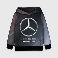 Толстовка-худи детская MERCEDES МЕРСЕДЕС, цвет: 3D-черный