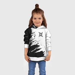 Толстовка-худи детская METALLICA МЕТАЛЛИКА, цвет: 3D-белый — фото 2