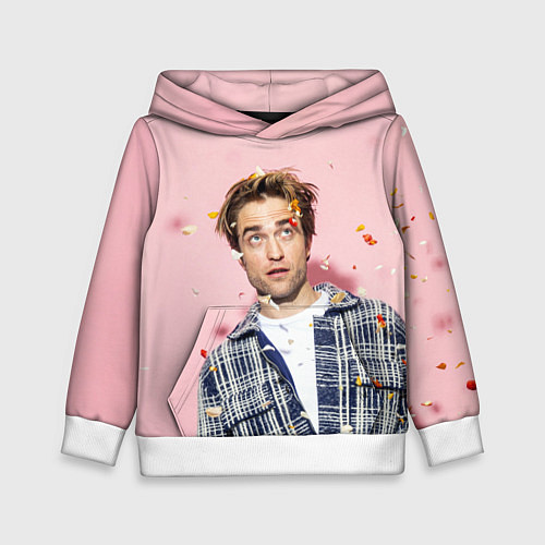 Детская толстовка ROBERT PATTINSON / 3D-Белый – фото 1