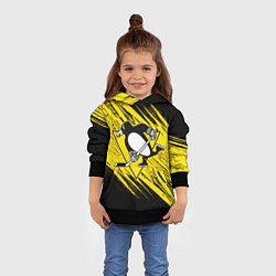 Толстовка-худи детская Pittsburgh Penguins Sport, цвет: 3D-черный — фото 2