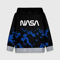 Толстовка-худи детская NASA НАСА, цвет: 3D-меланж