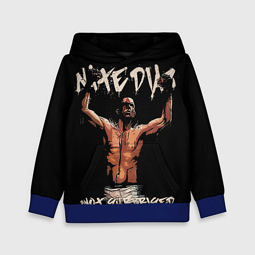 Детская толстовка Нейт Диас / 3D-Синий – фото 1