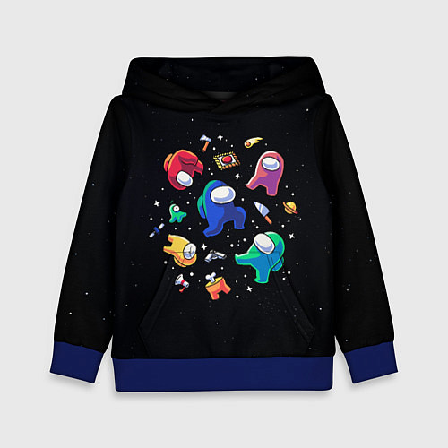 Детская толстовка Among Us / 3D-Синий – фото 1