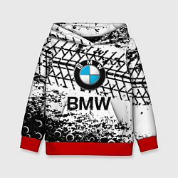 Толстовка-худи детская BMW, цвет: 3D-красный