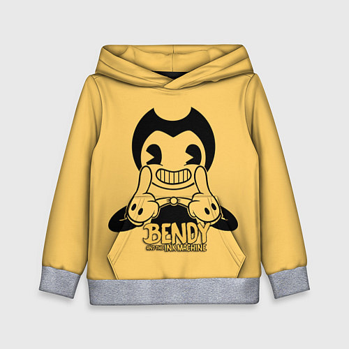 Детская толстовка Bendy And The Ink Machine / 3D-Меланж – фото 1