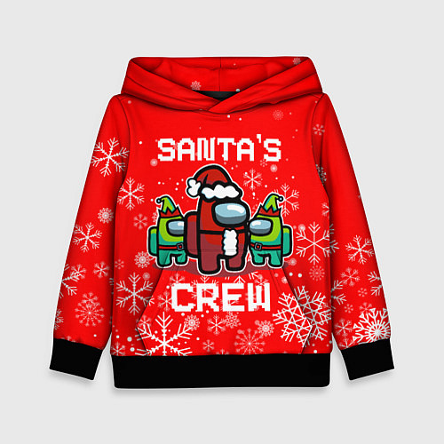 Детская толстовка SANTAS CREW / 3D-Черный – фото 1