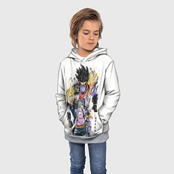 Толстовка-худи детская JOJO, цвет: 3D-меланж — фото 2