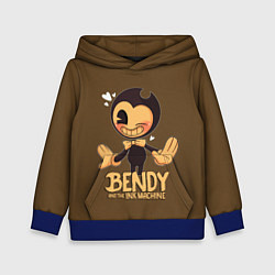 Толстовка-худи детская Bendy And The Ink Machine, цвет: 3D-синий