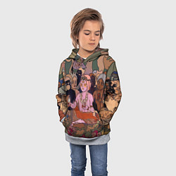 Толстовка-худи детская BRING ME THE HORIZON ART, цвет: 3D-меланж — фото 2