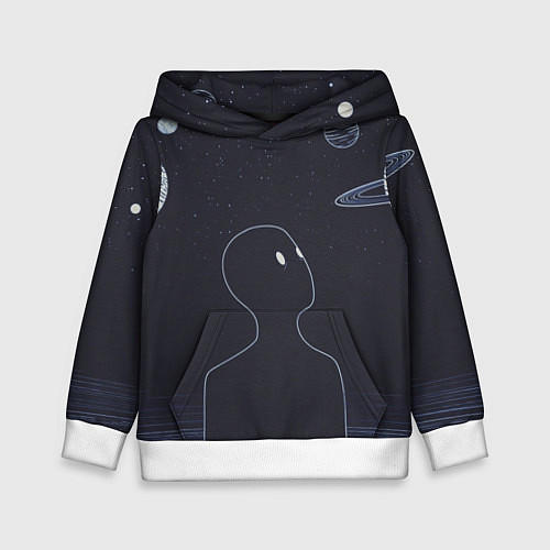 Детская толстовка Гуррен Лаганн Антиспиральщик / 3D-Белый – фото 1