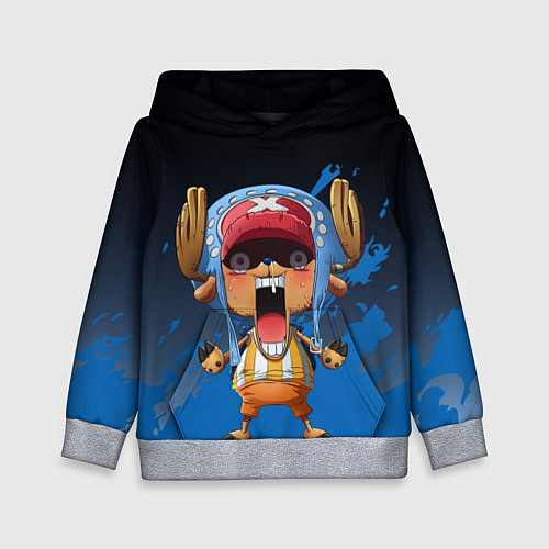 Детская толстовка One Piece Тони Чоппер / 3D-Меланж – фото 1