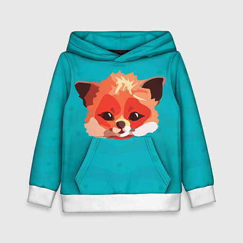 Детская толстовка Лисичка / 3D-Белый – фото 1