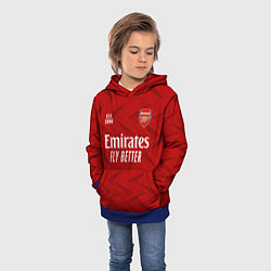 Толстовка-худи детская ARSENAL 2021 - ДОМАШНЯЯ, цвет: 3D-синий — фото 2