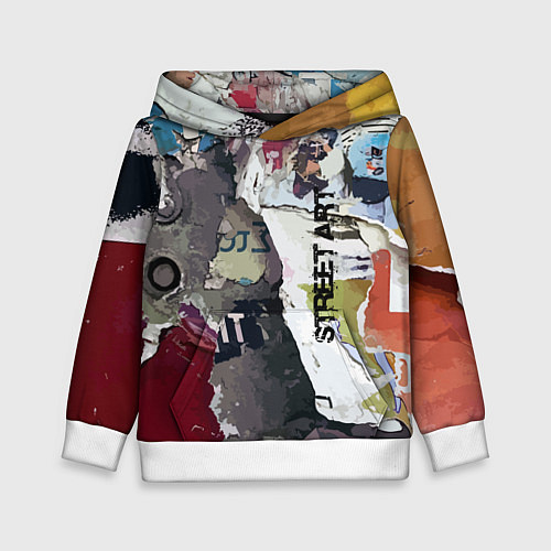 Детская толстовка Street art / 3D-Белый – фото 1