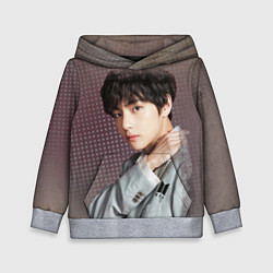 Толстовка-худи детская BTS Ким Тэ Хён, цвет: 3D-меланж