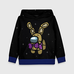 Толстовка-худи детская AMONG US, цвет: 3D-синий