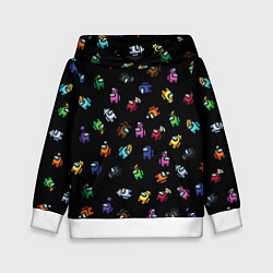 Толстовка-худи детская Among Us, цвет: 3D-белый