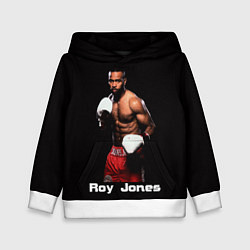 Толстовка-худи детская Roy Jones, цвет: 3D-белый