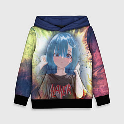 Толстовка-худи детская Rem Slayer, цвет: 3D-черный