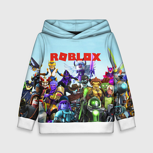 Детская толстовка ROBLOX / 3D-Белый – фото 1
