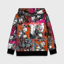 Толстовка-худи детская Cyberpunk 2077, цвет: 3D-черный