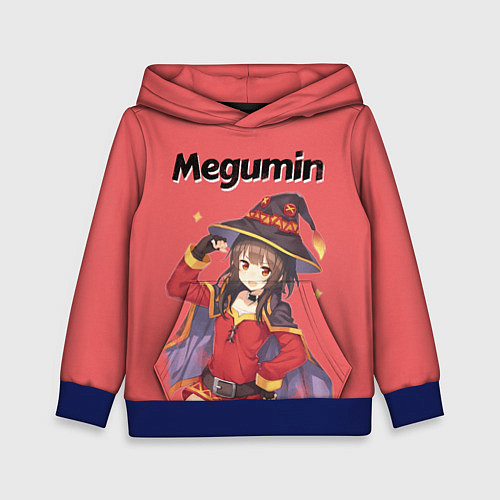 Детская толстовка Megumin / 3D-Синий – фото 1