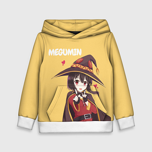 Детская толстовка Megumin / 3D-Белый – фото 1