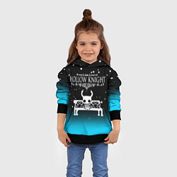 Толстовка-худи детская HOLLOW KNIGHT, цвет: 3D-черный — фото 2