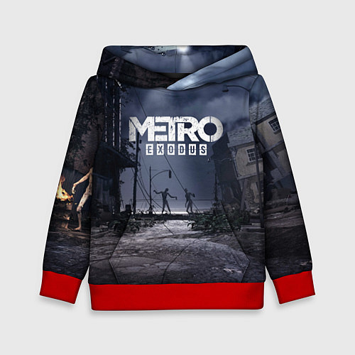Детская толстовка Metro Exodus / 3D-Красный – фото 1