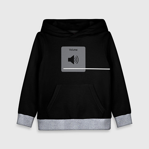Детская толстовка VOLUME / 3D-Меланж – фото 1