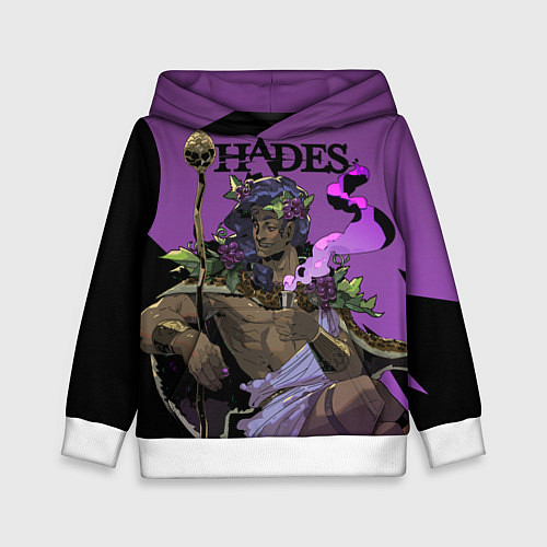 Детская толстовка Hades - Дионис / 3D-Белый – фото 1