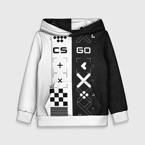 Детская толстовка Printstream Поток информации / 3D-Белый – фото 1