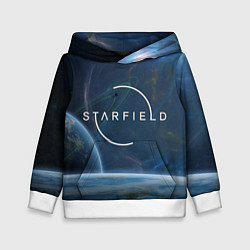 Толстовка-худи детская Starfield, цвет: 3D-белый