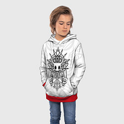 Толстовка-худи детская HOLLOW KNIGHT ХОЛЛОУ НАЙТ, цвет: 3D-красный — фото 2