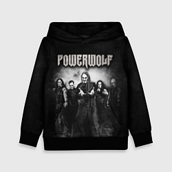 Толстовка-худи детская Powerwolf, цвет: 3D-черный