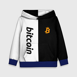 Толстовка-худи детская БИТКОИН BITCOIN Z, цвет: 3D-синий