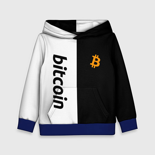 Детская толстовка БИТКОИН BITCOIN Z / 3D-Синий – фото 1